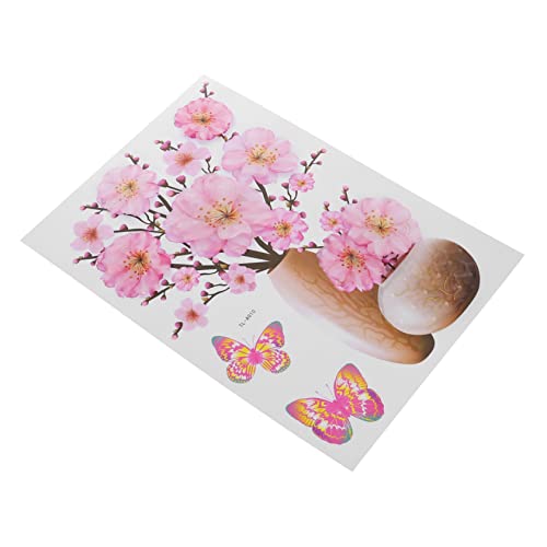 GALPADA 1Blatt Blumen Wandaufkleber Selbstklebend für Wohnzimmer Kühlschrank Kreative Vielseitige Dekoration Blumendesign für Fliesen zur Mängelverdeckung GALPADA 1Blatt Blumen Wandaufkleber Selbstklebend für Wohnzimmer Kühlschrank Kreative Vielseitige Dekoration Blumendesign für Fliesen zur Mängelverdeckung von GALPADA
