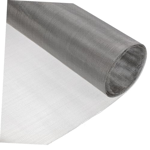 GALPADA 1Rolle Mesh Siebrolle Feinmaschiges Drahtgewebe mit Lochdurchmesser Robust Vielseitig für Indoor Gewächshäuser Filtration Belüftung von GALPADA