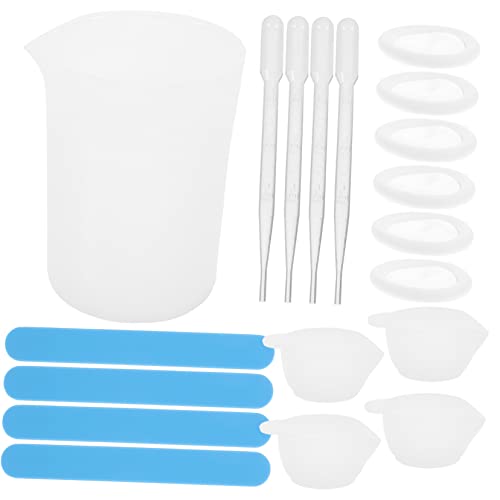 GALPADA 1Satz Kristall Epoxidharz Mischbecher Teiliges DIY Silikon Werkzeug Kit Wiederverwendbare Messbecher Fingerketten für Harz und Wachs Gießen Einfach zu Reinigen GALPADA 1Satz Kristall Epoxidharz Mischbecher Teiliges DIY Silikon Werkzeug Kit Wiederverwendbare Messbecher Fingerketten für Harz und Wachs Gießen Einfach zu Reinigen von GALPADA