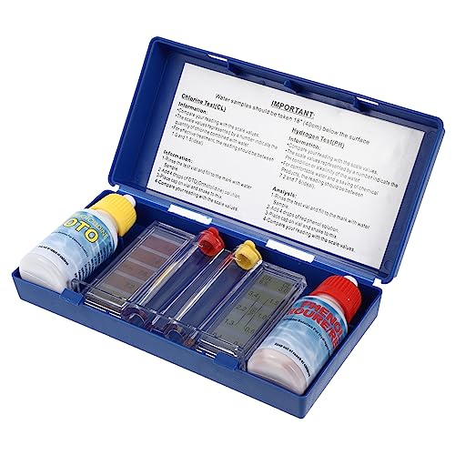 GALPADA 1Satz Ph Wassertester für Swimmingpools Pool Test Kit für Präzise Wasserqualitätstests Langlebig Hochwertigem Ablesen Testergebnisse von GALPADA