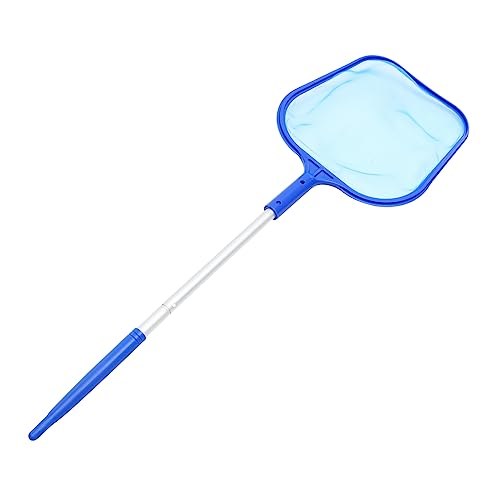 GALPADA 1Satz Schwimmbadblattreiniger mit Teiligem Aluminiumstiel Robuster Kescher für Effektive von Pool Teich und Aquarien zum Entfernen von Blättern und Schmutz von GALPADA