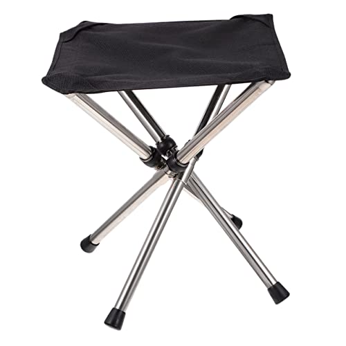 GALPADA Faltbarer Outdoor-Stuhl Klappstuhl Tragbarer Campinghocker Faltbarer Angelstuhl Camping-klapphocker Für Camping Garten Reisen Picknick von GALPADA