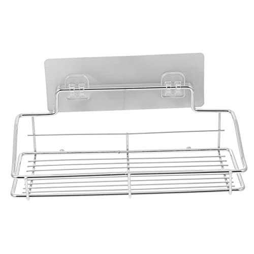 GALPADA 1Satz Wandmontiertes Badezimmerregal aus Küchenträger für Duschgel Zahnbürste Handtuch Nail Platzsparend Hochwertiger Silberfarben GALPADA 1Satz Wandmontiertes Badezimmerregal aus Küchenträger für Duschgel Zahnbürste Handtuch Nail Platzsparend Hochwertiger Silberfarben von GALPADA