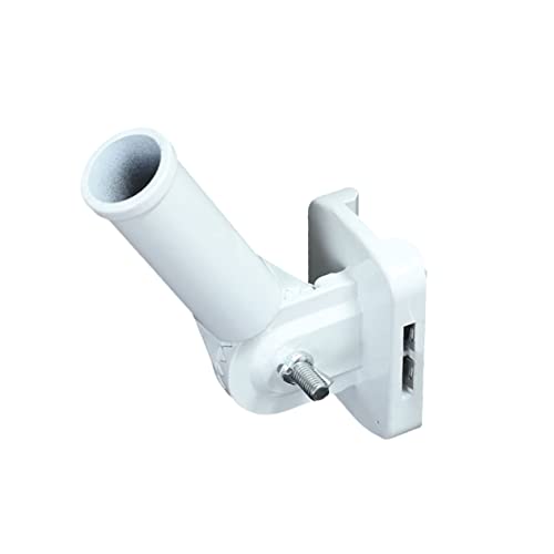 GALPADA 1Stück Aluminiumlegierung Fahnenmast Halterung Verstellbarer Fahnenmastständer für Garten Terrasse und Veranda Robust Montieren für Verschiedene von GALPADA