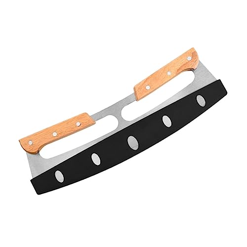 GALPADA 1Stück Edelstahlschneider mit Holzgriff Pizza Cutter Runder Halbkreis Pizzaschneider für Pizza Tools und Küchenzubehör GALPADA 1Stück Edelstahlschneider mit Holzgriff Pizza Cutter Runder Halbkreis Pizzaschneider für Pizza Tools und Küchenzubehör von GALPADA