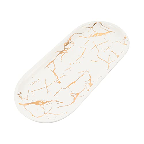 GALPADA 1Stück Marmoriertes Keramik Tablett Multifunktionale Servierplatte für Snacks Sushi und Schmuck Leicht zu Reinigen Langlebig und Elegant für Partys und Tägliche GALPADA 1Stück Marmoriertes Keramik Tablett Multifunktionale Servierplatte für Snacks Sushi und Schmuck Leicht zu Reinigen Langlebig und Elegant für Partys und Tägliche von GALPADA