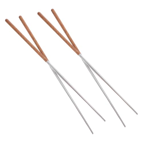 GALPADA 2 Paar Extra Lange Kochstäbchen aus mit Holzgriff Rutschfeste Frittierstäbchen für Hot Pot und Nudeln Wiederverwendbar Hitzebeständig Einfach zu Reinigen GALPADA 2 Paar Extra Lange Kochstäbchen aus mit Holzgriff Rutschfeste Frittierstäbchen für Hot Pot und Nudeln Wiederverwendbar Hitzebeständig Einfach zu Reinigen von GALPADA