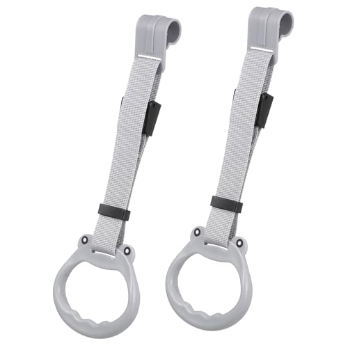 GALPADA 2 STK. Pull Up Ringe Verstellbare Ergonomische Laufstall-klimmzugringe mit Rutschfestem Griff Langlebige Babybett-handringe zur Gehübung und Sicheren Unterstützung Kleinkinder von GALPADA