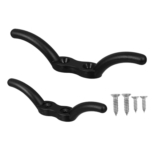 GALPADA 2 STÜCK Flaggenmast Haken aus Langlebigem Material Robuste Seilbefestigung für Fahnenmast Einfache Anbringung zur Sicherung von Hissseilen Ersatz für Defekte Cleat Haken für Boote GALPADA 2 STÜCK Flaggenmast Haken aus Langlebigem Material Robuste Seilbefestigung für Fahnenmast Einfache Anbringung zur Sicherung von Hissseilen Ersatz für Defekte Cleat Haken für Boote von GALPADA