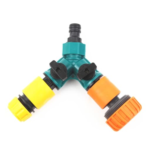 GALPADA 2 STÜCK Garten Wasserschlauchverbinder Y Adapter aus Kunststoff Doppelanschluss Wasserhahn Verteiler für Waschpistole Dicht Schließend Einfach zu Montieren für Haus und Garten GALPADA 2 STÜCK Garten Wasserschlauchverbinder Y Adapter aus Kunststoff Doppelanschluss Wasserhahn Verteiler für Waschpistole Dicht Schließend Einfach zu Montieren für Haus und Garten von GALPADA