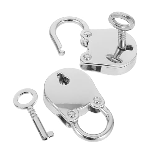 GALPADA 2 Sätze Bärenförmiges Schloss für Tagebuch Schmuckbox Handtasche und Koffer Effizientes und Sicheres Schließsystem von GALPADA