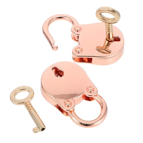GALPADA 2 Sätze Mini -kofferschloss Speicher -vintage -schloss Mini-gepäckschlösser Koffer Antikes Schloss Kleines Schloss Metall -vorhängeschlossschlüssel Zinklegierung Roségold GALPADA 2 Sätze Mini -kofferschloss Speicher -vintage -schloss Mini-gepäckschlösser Koffer Antikes Schloss Kleines Schloss Metall -vorhängeschlossschlüssel Zinklegierung Roségold von GALPADA