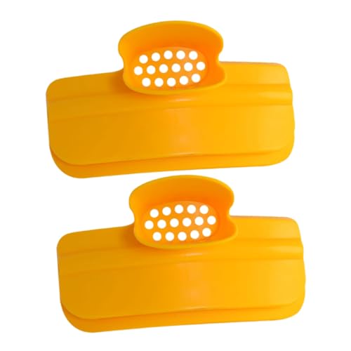 GALPADA 2 Stück Ausgießer für Töpfe aus Hitzebeständigem Silikon Auslaufsicherer Suppen trichter mit Rundem Rand Praktische Abgießhilfe zum Tropffreien Ausgießen von Flüssigkeiten in von GALPADA