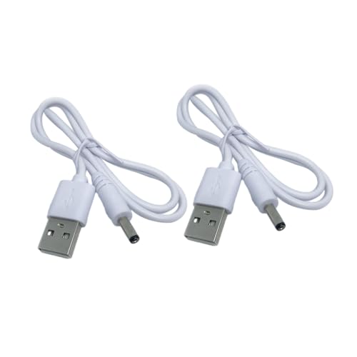 GALPADA 2 Stück Dc Ladekabel USB zu Stromkabel Ladegerät Ersatzkabel Kompatibel Vielseitig Schnelles Laden Robust Langlebig von GALPADA