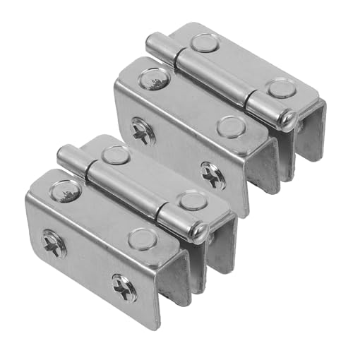 GALPADA 2 Stück Edelstahl Scharnier für Glastüren Kleines Bohrfreies Türscharnier Geräuschlos Rostfrei für Schrank Vitrine Weinschrank Einfach zu Montieren Langlebig Vielseitig Einsetzbar GALPADA 2 Stück Edelstahl Scharnier für Glastüren Kleines Bohrfreies Türscharnier Geräuschlos Rostfrei für Schrank Vitrine Weinschrank Einfach zu Montieren Langlebig Vielseitig Einsetzbar von GALPADA