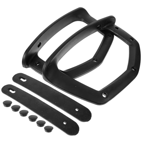 GALPADA 2 Stück Ersatz Armlehnen für Bürostühle Kunststoff Armlehne Kompatibel mit Schreibtischstuhl Ergonomisch Bequem für Büro und Computerstuhl von GALPADA