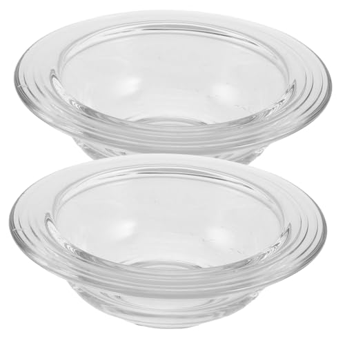 GALPADA 2stücke Wachsschmelzhalterbecher Aus Glas Ersatz Für Wachswärmer Schalen Zum Schmelzen Ätherischer Öle Hitzestabil Für Heimgebrauch Einfache Reinigung Und Wartung GALPADA 2stücke Wachsschmelzhalterbecher Aus Glas Ersatz Für Wachswärmer Schalen Zum Schmelzen Ätherischer Öle Hitzestabil Für Heimgebrauch Einfache Reinigung Und Wartung von GALPADA
