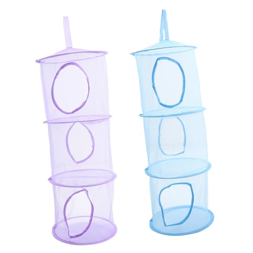GALPADA 2 Stück Faltbarer Mesh Hängekorb mit Plüsch Tier Mehrschichtiger Organizer und Trocken Netz Platzsparend für Kleidung Badezimmer Kinderzimmer und Flur GALPADA 2 Stück Faltbarer Mesh Hängekorb mit Plüsch Tier Mehrschichtiger Organizer und Trocken Netz Platzsparend für Kleidung Badezimmer Kinderzimmer und Flur von GALPADA