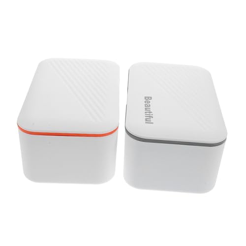 GALPADA 2 Stück Feuchttücherbox mit Deckel Vielseitiger Staubdichter Aufbewahrungsbehälter für Trockene und Nasse Tücher Kompakt Tragbar Geeignet für Bad Wohnzimmer Frische und Saubere von GALPADA