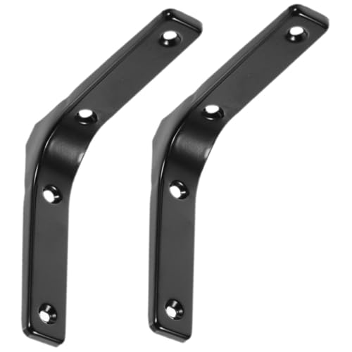 GALPADA 2 Stück Förmige Regalhalter aus Hochwertigem Edelstahl Winkel Regalträger mit Hoher Härte Stabile Eckstrebe für Holzregale und Möbel Schwarz GALPADA 2 Stück Förmige Regalhalter aus Hochwertigem Edelstahl Winkel Regalträger mit Hoher Härte Stabile Eckstrebe für Holzregale und Möbel Schwarz von GALPADA