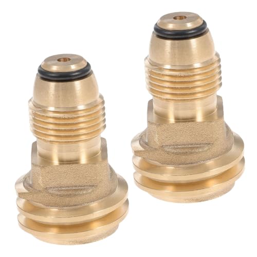 GALPADA 2 Stück Gas Schnellverbinder Adapter Pol zu Robuster Tank Adapter für Bbq Grill und Camping Einfache Installation und Sichere Anwendung GALPADA 2 Stück Gas Schnellverbinder Adapter Pol zu Robuster Tank Adapter für Bbq Grill und Camping Einfache Installation und Sichere Anwendung von GALPADA