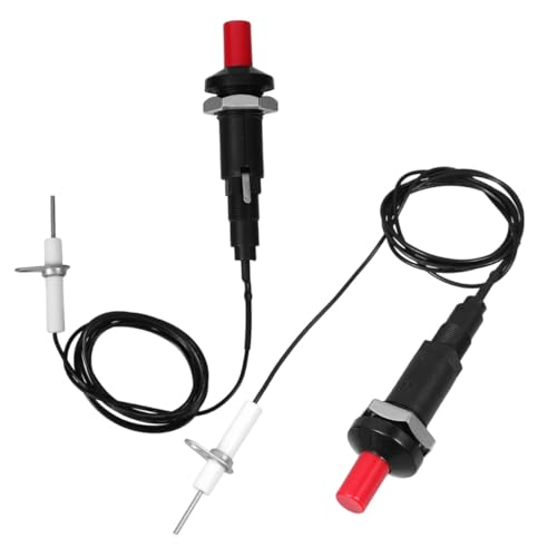 GALPADA 2 Stück Gasherd Druckknopf Piezozünder aus Keramik für Grill Gasofen Outdoor Camping Ersatzteil Robust und Sicher Einfache Installation GALPADA 2 Stück Gasherd Druckknopf Piezozünder aus Keramik für Grill Gasofen Outdoor Camping Ersatzteil Robust und Sicher Einfache Installation von GALPADA