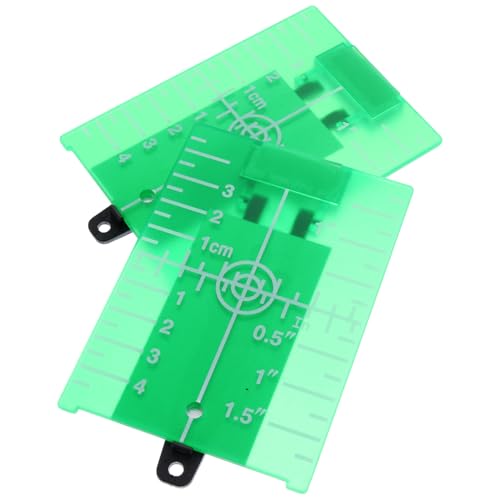GALPADA 2 Stück Grüne Zielplatte mit Stand für Laserlinien Magnetische Zieltafel für Kreuzlinienlaser und Nivelliergeräte Präzise Ausrichtung Baustellen GALPADA 2 Stück Grüne Zielplatte mit Stand für Laserlinien Magnetische Zieltafel für Kreuzlinienlaser und Nivelliergeräte Präzise Ausrichtung Baustellen von GALPADA