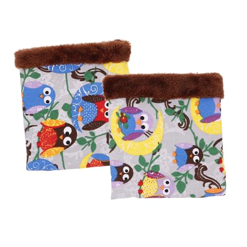 GALPADA 2 Stück Hamster Schlafsack Kuscheliges Winterbett für Meerschweinchen Igel und Kleine Haustiere Weiches Wärmendes Versteckspielzeug für Kleintierkäfig GALPADA 2 Stück Hamster Schlafsack Kuscheliges Winterbett für Meerschweinchen Igel und Kleine Haustiere Weiches Wärmendes Versteckspielzeug für Kleintierkäfig von GALPADA