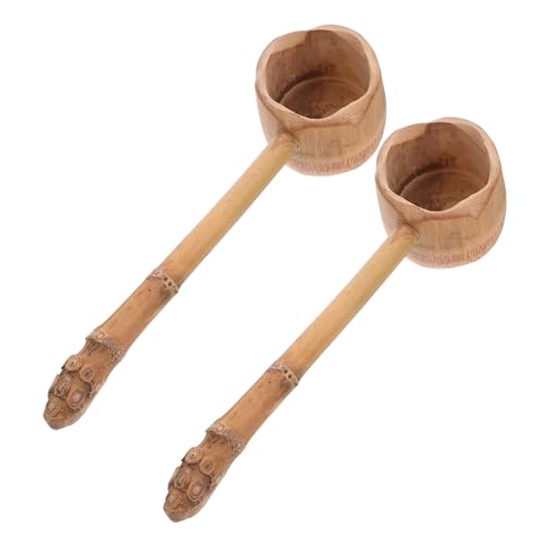 GALPADA 2 Stück Holzlöffel Wasserschöpfer mit Langem Griff Japanischer Stil Wasserlöffel für Küche Bad Leicht zu Reinigen Vielseitig Einsetzbar Glatte Oberfläche Praktische Haushaltshelfer GALPADA 2 Stück Holzlöffel Wasserschöpfer mit Langem Griff Japanischer Stil Wasserlöffel für Küche Bad Leicht zu Reinigen Vielseitig Einsetzbar Glatte Oberfläche Praktische Haushaltshelfer von GALPADA