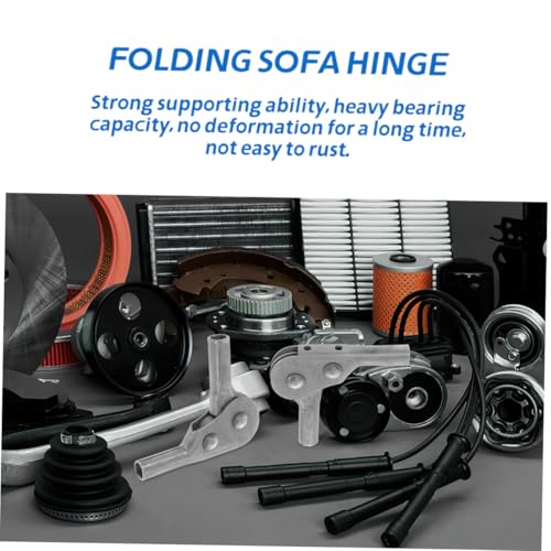 GALPADA 2 Stück Klappbares Sofa scharnier Verstellbar Selbstsicherndes Möbelscharniere aus Stabilem für Faltbare Stuhl Sofawinkelmechanismus Platzsparend und Sicher für Wohn GALPADA 2 Stück Klappbares Sofa scharnier Verstellbar Selbstsicherndes Möbelscharniere aus Stabilem für Faltbare Stuhl Sofawinkelmechanismus Platzsparend und Sicher für Wohn von GALPADA