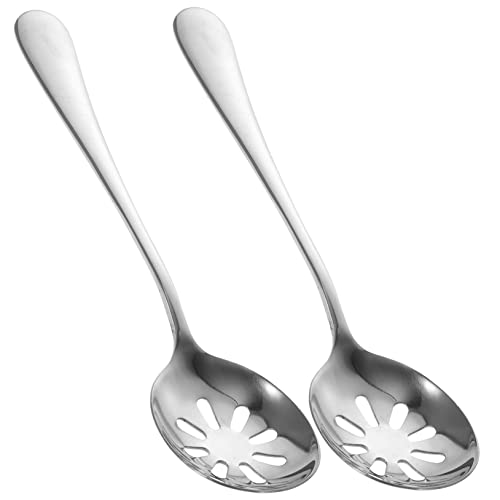GALPADA 2 Stück Kleine Gelochte Servierlöffel Wiederverwendbar Leichtes Küchenutensil für Salate Pasta Suppen zum Abtropfen und Servieren Spülmaschinenfest Robust und Langlebig GALPADA 2 Stück Kleine Gelochte Servierlöffel Wiederverwendbar Leichtes Küchenutensil für Salate Pasta Suppen zum Abtropfen und Servieren Spülmaschinenfest Robust und Langlebig von GALPADA