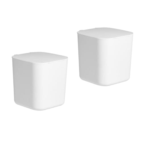GALPADA 2 Stück Küchen Mülleimer mit Deckel Mini Tischmülleimer für Büro Schlafzimmer und Wohnzimmer Platzsparend und Geruchsarm für Desktop GALPADA 2 Stück Küchen Mülleimer mit Deckel Mini Tischmülleimer für Büro Schlafzimmer und Wohnzimmer Platzsparend und Geruchsarm für Desktop von GALPADA