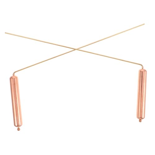 GALPADA 2 Stück Kupfer-wünschelruten Reines Kupfer Langlebig Vielseitig für Wasser-Schatzsuche Goldsuche Schatzsuchwerkzeug von GALPADA