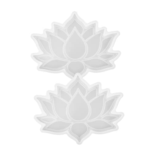 GALPADA 2 Stück Lotus Untersetzer Silikonform für DIY Kristall Harz Gießen mit Unregelmäßigem Spitzenmuster Vielseitig für Dekorative Ornamente Trockenblumen Glitzer und Bastelarbeiten GALPADA 2 Stück Lotus Untersetzer Silikonform für DIY Kristall Harz Gießen mit Unregelmäßigem Spitzenmuster Vielseitig für Dekorative Ornamente Trockenblumen Glitzer und Bastelarbeiten von GALPADA