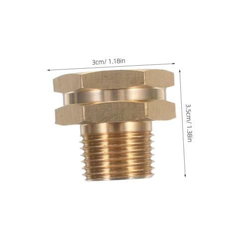 GALPADA 2 Stück Messing Gartenschlauchadapter Ght Innengewinde X Npt Außengewinde Robustes Gewinde für Dichte Verbindung Langlebiges Messing und Kompatibel mit Standard Gartenschläuchen GALPADA 2 Stück Messing Gartenschlauchadapter Ght Innengewinde X Npt Außengewinde Robustes Gewinde für Dichte Verbindung Langlebiges Messing und Kompatibel mit Standard Gartenschläuchen von GALPADA