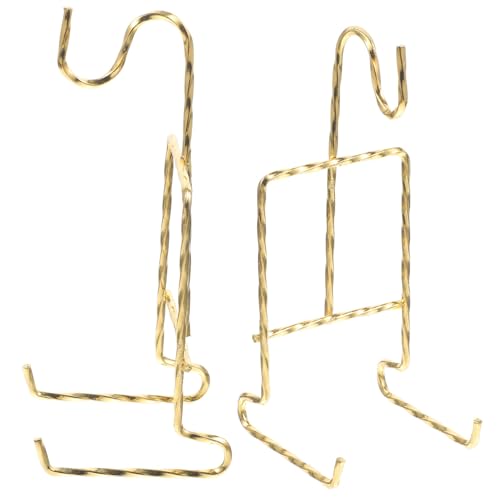 GALPADA 2 Stück Metall Tassen und Unterteller Ständer Eleganter Tellerhalter für Tassen und Unterteller für Büro Restaurant und Zuhause von GALPADA