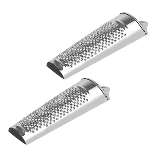 GALPADA 2 Stück Multifunktionale Edelstahl Reibe mit Robustem Design für Ingwer Käse Knoblauch und Zitrusfrüchte Vielseitige Küchenhilfe für Obst Gemüse und Gewürze GALPADA 2 Stück Multifunktionale Edelstahl Reibe mit Robustem Design für Ingwer Käse Knoblauch und Zitrusfrüchte Vielseitige Küchenhilfe für Obst Gemüse und Gewürze von GALPADA
