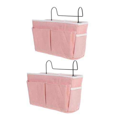GALPADA 2 Stück Multifunktionaler Betttaschen Organizer mit Taschen Robuste Aufbewahrungstasche für Bettseite für Studentenwohnheime Bücher Magazine und Alltagsgegenstände Kompakt Leicht von GALPADA