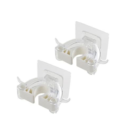 GALPADA 2 Stück Nahtlose Mopphalterung mit Einzelverschluss Wandmontierter Besenhalter ohne Bohren Multifunktionaler Organizer für Küche Bad und Zuhause Transparenter Weißer Kunststoff GALPADA 2 Stück Nahtlose Mopphalterung mit Einzelverschluss Wandmontierter Besenhalter ohne Bohren Multifunktionaler Organizer für Küche Bad und Zuhause Transparenter Weißer Kunststoff von GALPADA