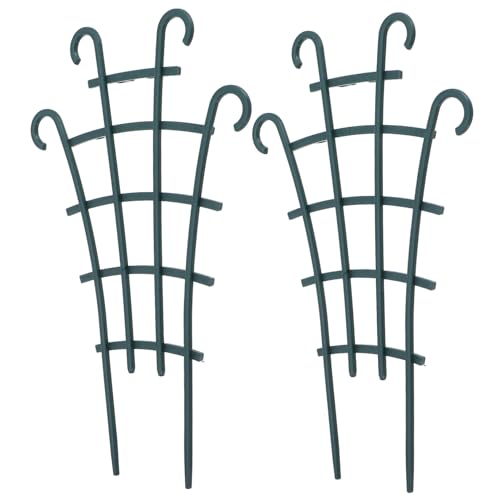 GALPADA 2 Stück Pflanzenstütze Kunststoff Rankhilfe für Topfpflanzen Indoor Kletterhilfe Balkon Garten Vielseitig Wiederverwendbar Dekorativ Robust von GALPADA