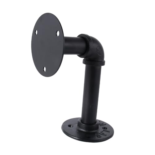 GALPADA 2 Stück Robuste Industrielle Eisenwinkel Wandhalterung für Schwebende Ablagen Vintage Rohr design Schwarz Geeignet für Holzbrettregale DIY Wandmontage Stabil und Platzsparend GALPADA 2 Stück Robuste Industrielle Eisenwinkel Wandhalterung für Schwebende Ablagen Vintage Rohr design Schwarz Geeignet für Holzbrettregale DIY Wandmontage Stabil und Platzsparend von GALPADA