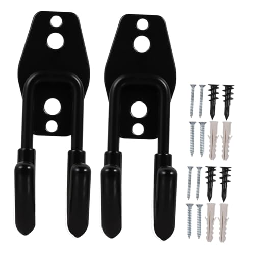 GALPADA 2 Stück Robuster Gartenschlauchhalter aus Metall Wandhaken Schwerlast Rostfrei für Ordentliche Wasserschlauchaufbewahrung im Garten und Außenbereich von GALPADA