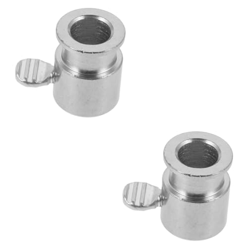 GALPADA 2 Stück Rotisserie Grillzubehör Edelstahl Grillrosthalter Bolzen Drehspieß Ausgleichsgewicht Halterung Passend für Gasgrill Spieß Fixator Stabile Konstruktion von GALPADA