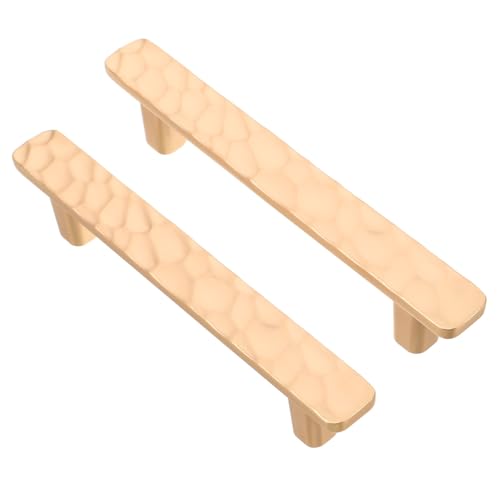 GALPADA 2 Stück Schrankgriffe aus Zinklegierung Vintage Küchenmöbelgriffe mit Geprägter Oberfläche Robuste Schubladengriffe für Küchenschränke Kleiderschränke und Kommoden Einfache Montage von GALPADA
