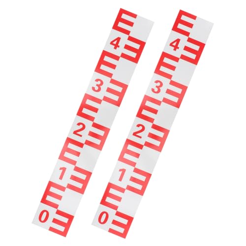 GALPADA 2 Stück Selbstklebende Wasserstandsanzeige aus Korrosionsbeständigem Aluminium Reflektierende Verschleißfeste Wasserstandsmessleiste Geeignet für Schwimmbäder Teiche und Seen GALPADA 2 Stück Selbstklebende Wasserstandsanzeige aus Korrosionsbeständigem Aluminium Reflektierende Verschleißfeste Wasserstandsmessleiste Geeignet für Schwimmbäder Teiche und Seen von GALPADA
