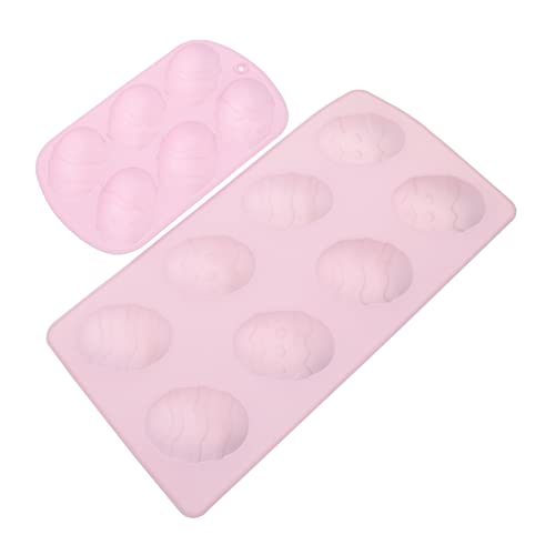 GALPADA 2 Stück Silikon Backform Teilig Lebensmittelecht Wiederverwendbar Bpa Frei für Kuchen Pudding DIY Backen und Ostern Dekoration Leicht zu Reinigen Umweltfreundlich von GALPADA