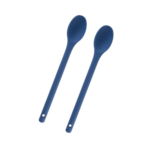 GALPADA 2 Stück Silikon Kochlöffel Antihaft schöpflöffel Hitzebeständig Ergonomisch Leicht Für Suppe Porridge Küchenutensilien Bpa frei Blau GALPADA 2 Stück Silikon Kochlöffel Antihaft schöpflöffel Hitzebeständig Ergonomisch Leicht Für Suppe Porridge Küchenutensilien Bpa frei Blau von GALPADA