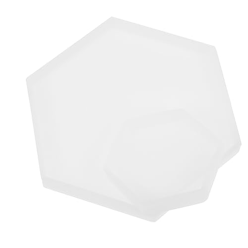 GALPADA 2 Stück Silikonform Hexagon Teilig DIY Epoxidharz Gießform Untersetzer Rutschfest Glatt Einfach zu Reinigen Individuell Gestaltbare Cup Mat Formen für Basteln und Haushalt GALPADA 2 Stück Silikonform Hexagon Teilig DIY Epoxidharz Gießform Untersetzer Rutschfest Glatt Einfach zu Reinigen Individuell Gestaltbare Cup Mat Formen für Basteln und Haushalt von GALPADA