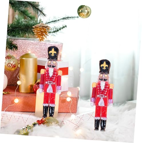 GALPADA 2 Stück Silikonform Weihnachten Teilig Soldat Dekoform für DIY Party Schmuck Gießform Epoxidharz Kerzen Seife Basteln Langlebig Einfach Entformbar von GALPADA