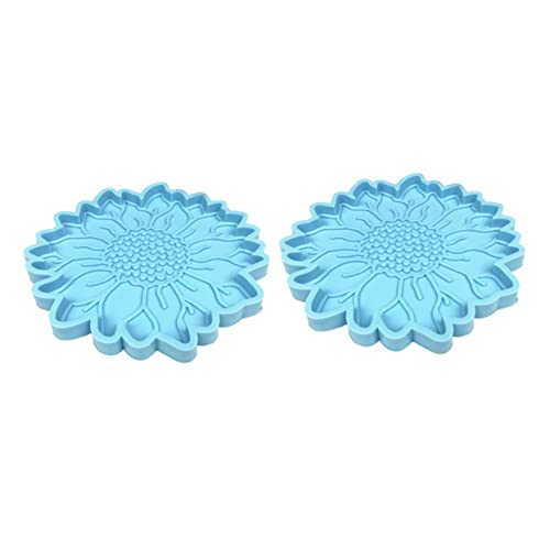 GALPADA 2 Stück Sonnenblumen Silikonform für DIY Epoxidharz Untersetzer Hochwertige Gießform für Kreative Bastelprojekte für Handarbeiten und Dekoration GALPADA 2 Stück Sonnenblumen Silikonform für DIY Epoxidharz Untersetzer Hochwertige Gießform für Kreative Bastelprojekte für Handarbeiten und Dekoration von GALPADA
